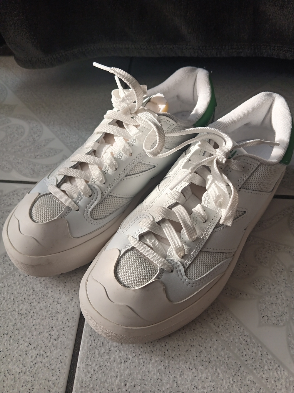 New Balance CT302 Cream White And Green